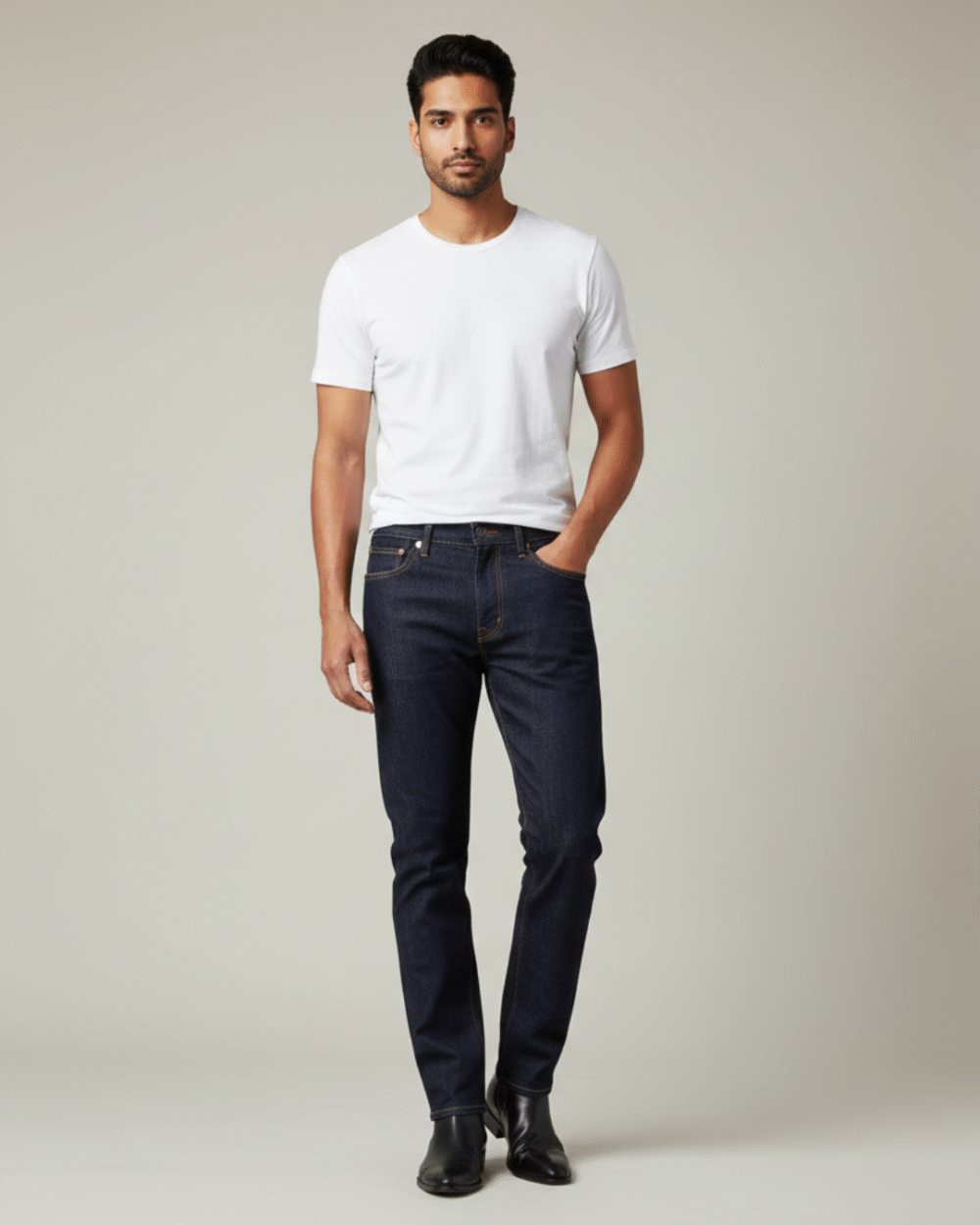 Slim Fit Dark Denim