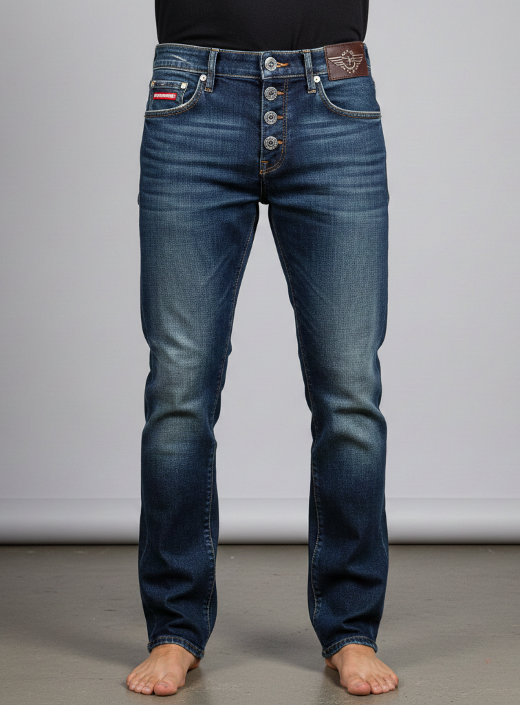 The "Avent-Essential" Slim-Fit Button Fly Denim
